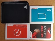 GENUINE SEAT ALHAMBRA 2015-2022 HANDBOOK OWNERS MANUAL WALLET NAVI AUDIO PACK