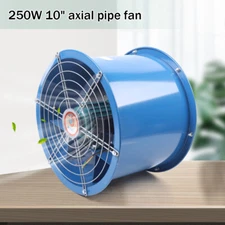 10" Explosion-proof Axial Fan Cylinder Pipe Fan Warehouse Workshop 1420r/min