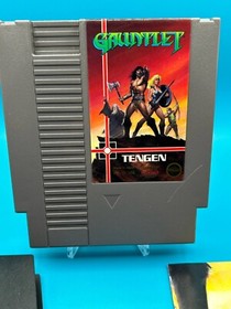 Gauntlet NES Nintendo Gauntlet complete with Paper work  And Poster