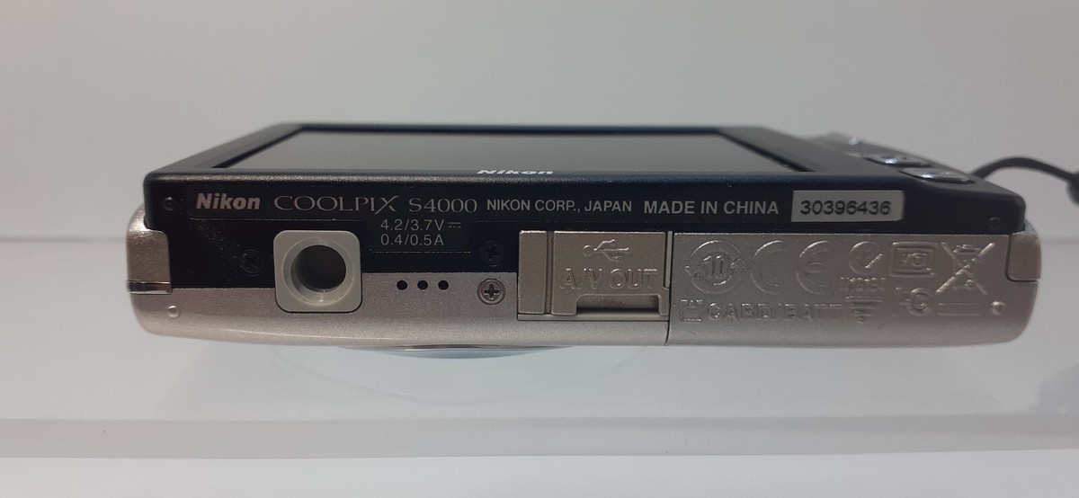 Nikon Coolpix S4000 Parts Only W/ SD Card, Battery & Charger | eBay