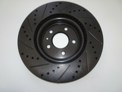 Dynamic Friction 633-54094R Drilled & Slotted Brake Rotor Black Zinc