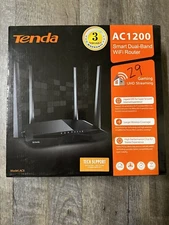 Tenda AC6 AC1200 Dual Band WiFi Router Wireless Internet Router w/ 3 LAN & 1 WAN