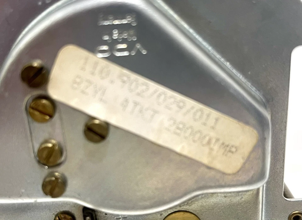 🐝Mercedes 86-91 (W126) 420SEL 560SEL Tach Gauge w/Rebuilt Clock 110.902/029/011 - Image 3 of 3