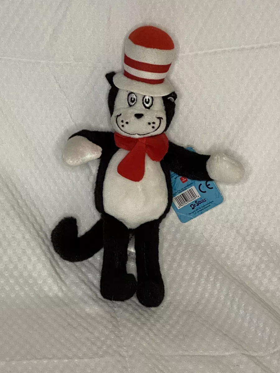 Official Dr. Seuss CAT in the HAT plush doll 8 inches with tag. Free Shipping