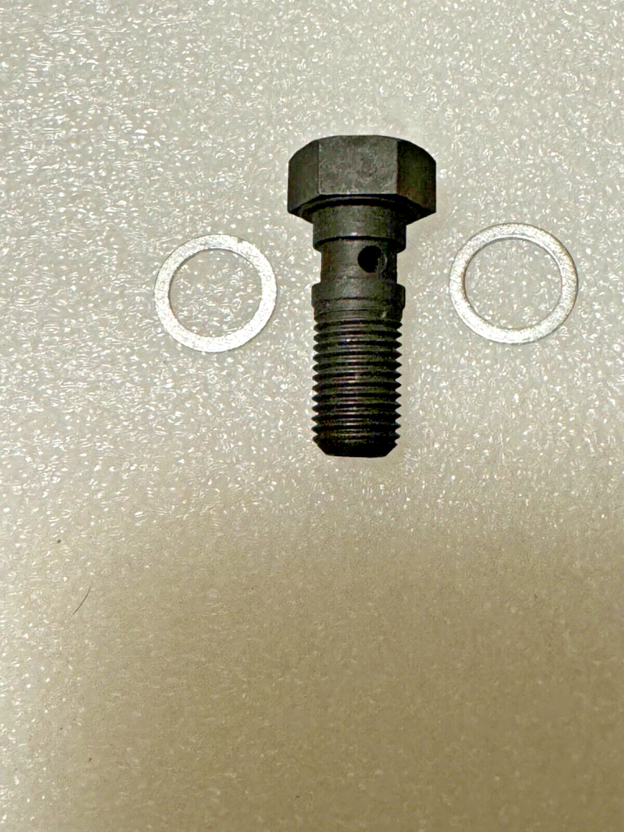 Harley WLA WLC Parkerized Vent Pipe Banjo Bolt 1941-73 OEM# 3572