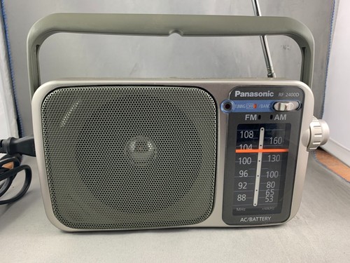 Panasonic RF 2400D AM/FM Radio Silver/Grey - Tested & Working (L) - Picture 2 of 12
