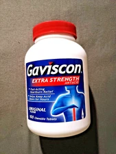 New Bottle Gaviscon Antacid Extra Strength Fast Acting Heartburn Relief