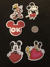 Disney Stickers - Disney Mickey Mouse Lot of 5 Stickers - New