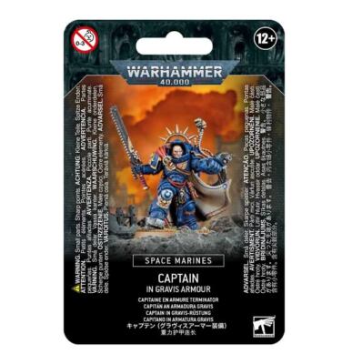 Space Marines - Captain in Gravis-Rüstung, Warhammer 40k 40.000