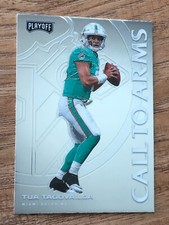 2020 PLAYOFF FOOTBALL TUA TAGOVAILOA CALL TO ARMS OPTI-CHROME CARD