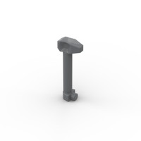 Lego Minifig 5X Antenne Helm Antenna Helmet 61190D Dunkelgrau Dark Bluish Gray