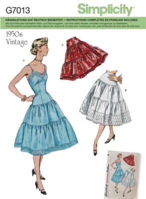 Simplicity Schnitt Nr 8456.R5 Vintage Kleid, Rock Gr. 40 - 48