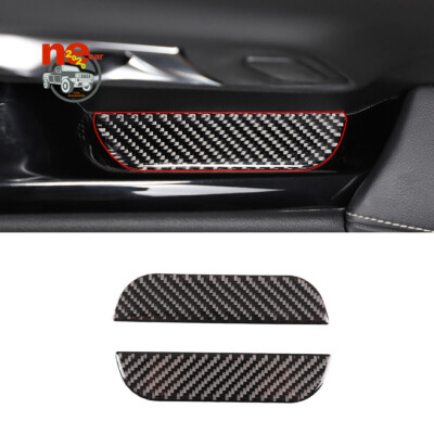 Carbon Fiber Window Lift Groove Mat Protect Pad For GR Supra A90 A91 2019-2022