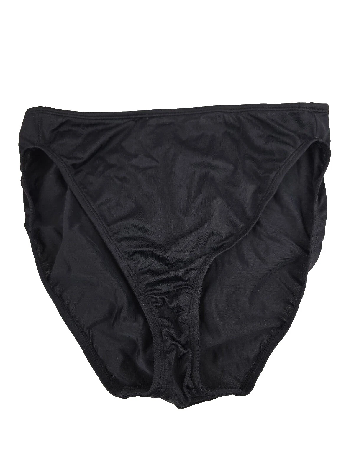 Винтажные черные атласные трусики для женщин