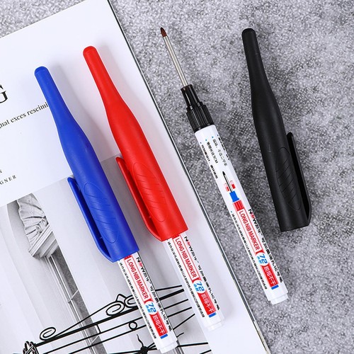 1/4PCS Deep Hole Carpenter Pencils Markers Woodworking Mechanical Marking E7H4 - Picture 5 of 17