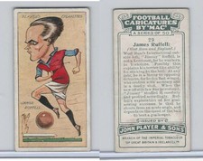 P72-98 Player, Football Caricatures By Mac, 1927, #29 James Ruffell