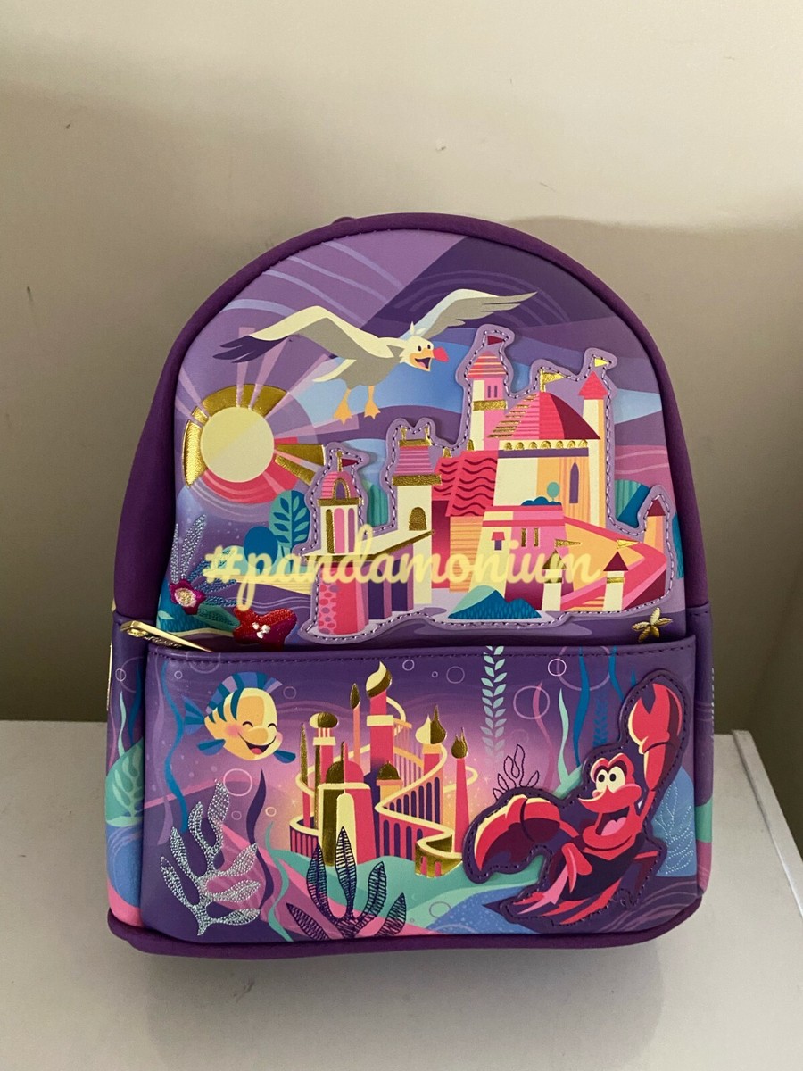 Loungefly Disney Ariel Castle Collection Mini Backpack | eBay display picture 1