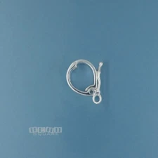 Sterling Silver Hinged Pendant Bail Connector / Enhancer w/Open Loop #33317