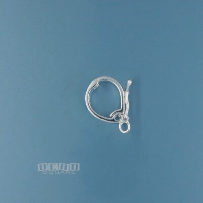 Sterling Silver Hinged Pendant Bail Connector / Enhancer w/Open Loop #33317
