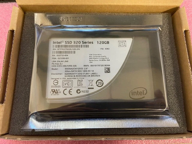 Intel 320 Series 120 GB SATA 3.0 Gb-s 2.5-Inch Solid-State Drive SSDSA2CW120G3 - Image 2 of 2