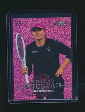 IGA SWIATEK 2024 METAL UNIVERSE CHAMPIONS PINK FX PMG #D /75 Non auto SSP