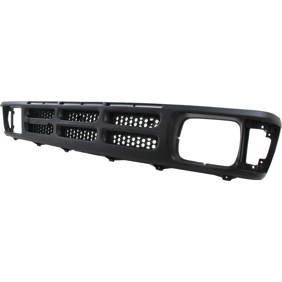 New Front Grille Assembly Painted Black For 1990-1993 Mazda B2600 B2200 2-Door - Изображение 3 из 4