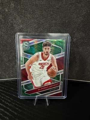 2023-24 Panini Spectra Alperen Sengun Green Prizm /75 Houston Rockets