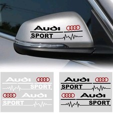 4 Pcs Car Audi Side Rearview Mirror Decor Stickers Auto Logo Body Decal 4 Pcs Car Audi Side Rearview Mirror Decor Stickers Auto Logo Body Decal