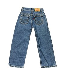 Y2K Levi  s 550 medium wash straight leg Jeans size youth XS