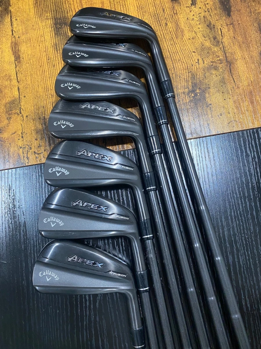 Callaway Titanium Head Steel Shaft Iron Set Golf Clubs for sale | eBay
