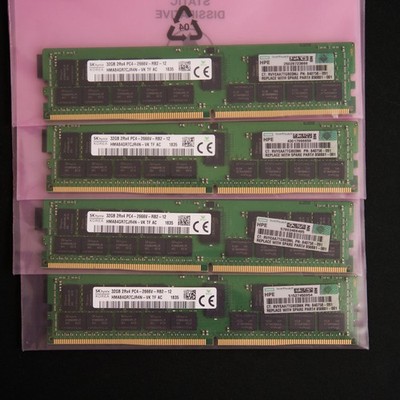 128GB (4x32GB) SK Hynix HMA84GR7CJR4N-VK Server-RAM PC4 2666V HP/HPE 840758-091