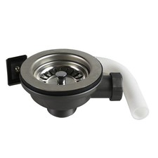Sink Overflow Kit 304 Stainless Steel Adjustable Pipe for Various Sink Models