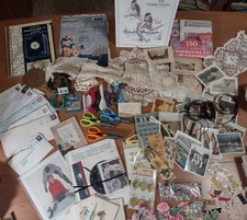 Junk Journaling Paper Crafting Items EXTRA LARGE Bundle Vintage New