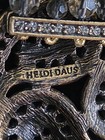 New Heidi Daus Set 2 Gold Tone Swarovski Crystal Bracelet & Clip On Earrings — photo 9