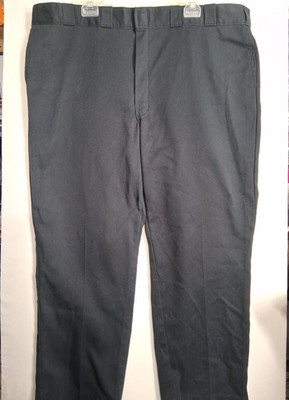 Dickies 874 Original Fit Flex Work Pants size 46x30 Black CASUAL WORK