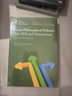 The Great Courses Philosophical Debates Free Will and Determinism DVDs Book Set
