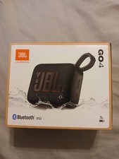 JBL Go 4 GO4 Portable Waterproof Bluetooth Speaker in Black - New Sealed