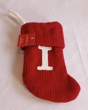 Target Wondershop Monogram Mini Red Christmas Stocking Letter I, NWT