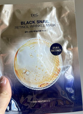 Dr.G Black Snail Retinol Anti-Falten Tuchmask...