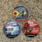 PS2 From Russia With Love, 007 Agent Under Fire, Everything or Nothing DISC LOT