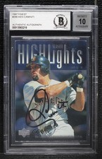 BAS 1997 Topps Finest Common - Bronze Ken Caminiti #266 BGS Authentic Auto ow6
