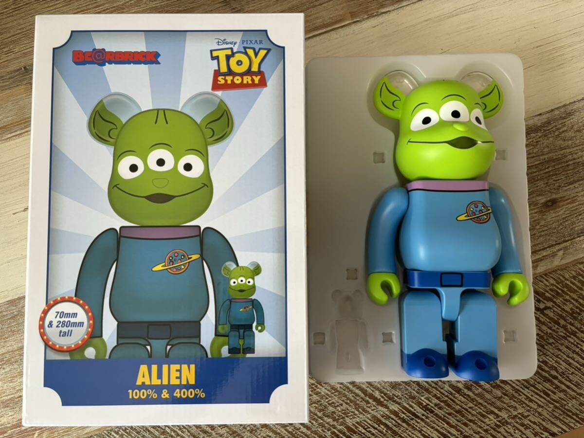 その他 MEDICOM TOY - Be@rbrick  Toy Story Alien 400 Medicom Toy Be@rbrick Bearbrick 400% &100% Toy Story Alien