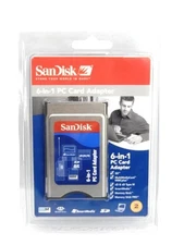 SanDisk 6-in-1 PC Card Adapter SDAD-67-A10 - Free Shipping