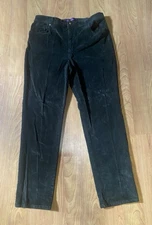 Gloria Vanderbilt Women’s 14 Stretch Corduroy Pants Dark Brown Straight Leg