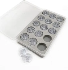 15pcs/Box Plastic Bobbins #163131 Compatible with Singer Touch n Sew 290C 600...