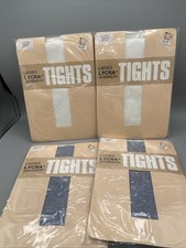 Vintage K mart Lycra Silky nude Sheer Pantyhose Size: M Color: White Gray