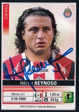 HECTOR REYNOSO SIGNED AUTO'D 2011 PANINI LIGA MEXICANA DE FUTBOL 96 CHIVAS MX