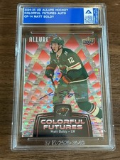 2024-25 Allure Hockey Matt Boldy Color Futures Auto