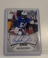 Malcolm Koonce 2021 Leaf Draft Auto