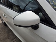 Audi A1 8X 2010 - 2018 O/S Drivers Electric Door Wing Mirror LY9K White